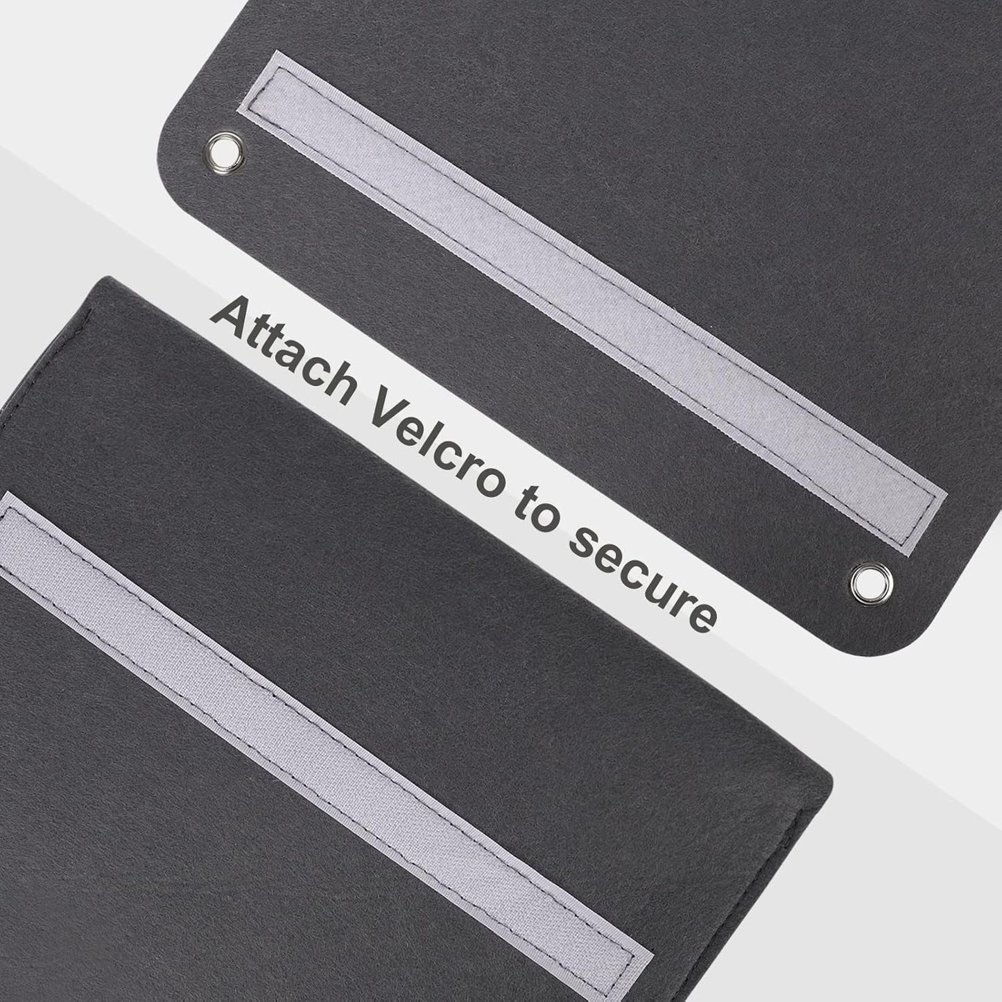 Bedside Caddy Organizer - Felt Storage Basket for Bed, Sofa & Magazine Holder