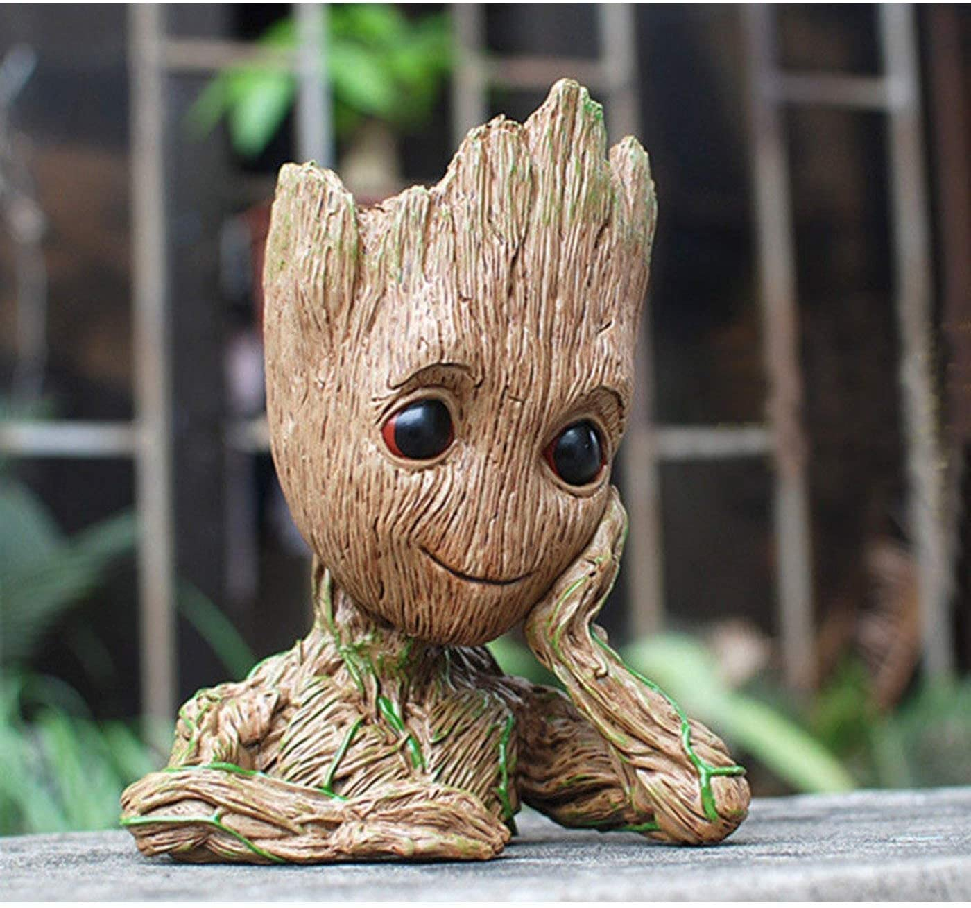 Baby Groot Planter Pot & Pen Holder - Cute Desk Organizer Flower Pot Gift